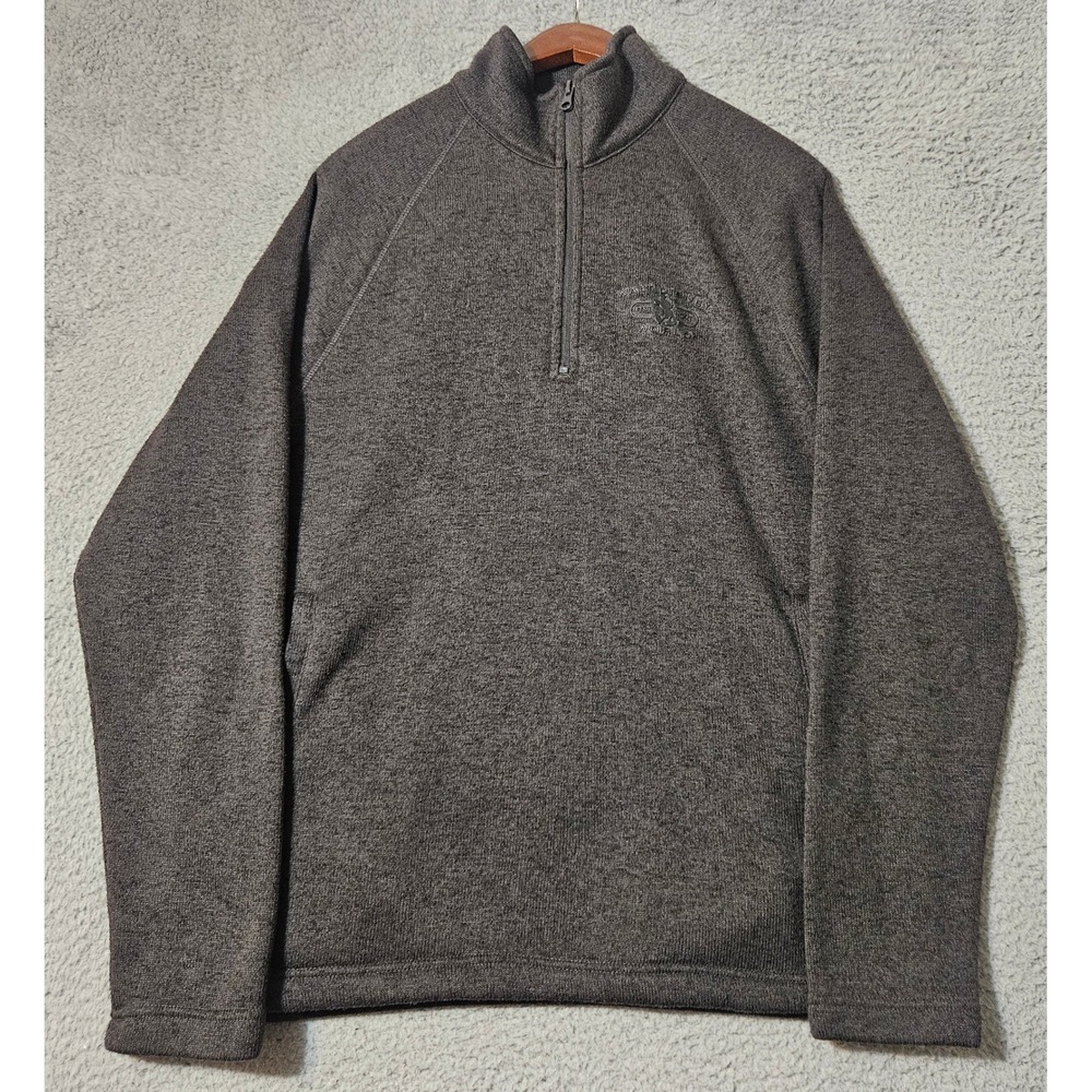 Disney Parks Walt DIsney World 1971 Mickey 1/4 Zip Fleece‎ Pullover Size Medium